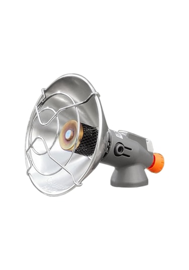 Geeksen Isıtıcı Açık Hava Taşınabilir Piezo Ateşlemeli Gazlı Isıtıcı Isıtıcı Kamp Yürüyüş Gri