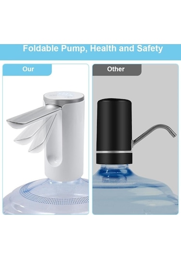 Maoyaya Evrensel Elektrikli Katlanabilir Su Pompası - Su Miktarı Seçimli Otomatik Beyaz Sebili Diğer