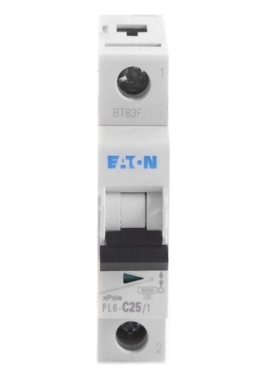 Eaton 286535 Minyatür Devre Kesici - 6ka - C Eğrisi - 1x25a
