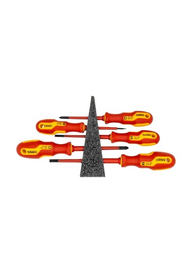 Narex 855101 Slim Serisi Elektrikçi İzoleli Düz/yıldız Tornavida Takımı 5 Parça