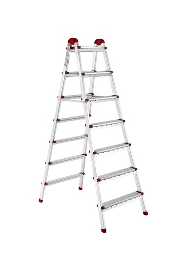 Çift Çıkışlı Katlanabilir Ev Tipi Merdiven 3+3