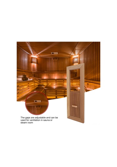 Hangfox Sauna Odası Havalandırma Paneli - Cedar Ahşap, Uygun Aralık Ayarı, Kolay Kurulum, Dayanıklı Ve Estetik Tasarım Diğer