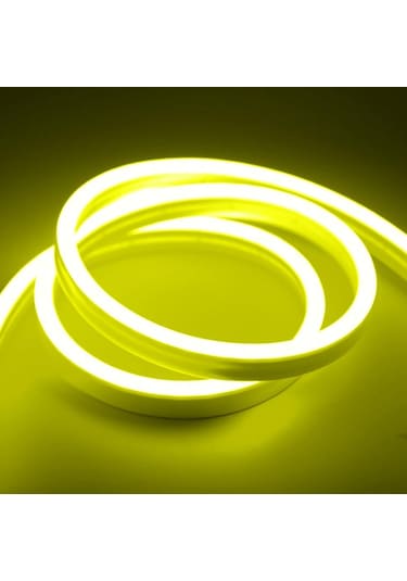 Ledly Neon Led 220v 5mt 220 V Giriş Adaptörü Dahil Kırmızı