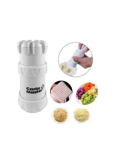 Wondernest Sarımsak Sarımsak Presi, Jialan Fonksiyonlu Dilimleyici, Çok Beyaz Lv Beyaz