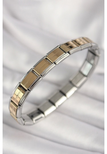 316l Çelik Mix Renk Yazılı Nomination Model Kadın Bileklik Çok Renkli