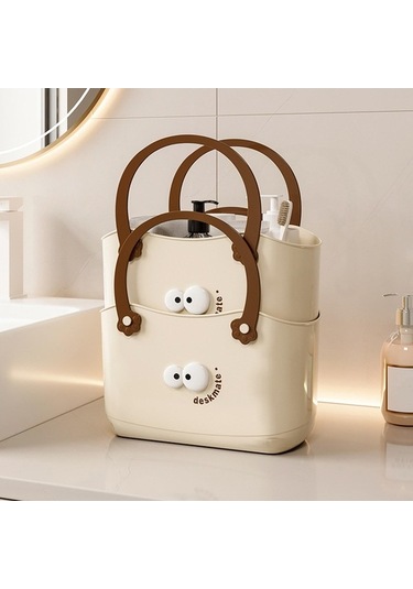 Pazly Tuvalet Temizlik Suntek Sepeti Malzemeleri Düzenleyici Duş We Bej