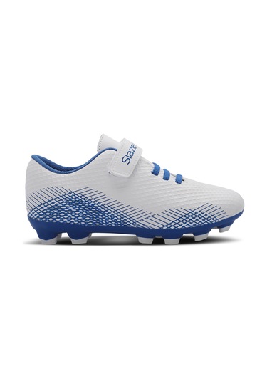 Slazenger CULTURAL Çocuk Halı Saha Beyaz / Saks Mavi Futbol Ayakkabısı