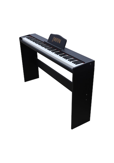 Jwin SDP-88 Tuş Hassasiyetli 88 Tuşlu Piyano (Siyah)