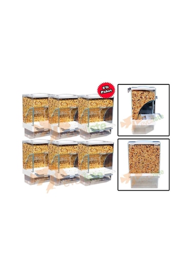 Garden Mix Kuşlar İçin Akıllı Yemlik 6 Adet