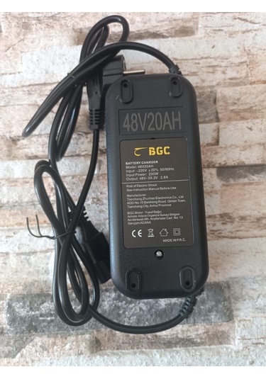 Bgc Şarj Cihazı Elektrikli Bisiklet 48v 20ah Dolum Göstergeli