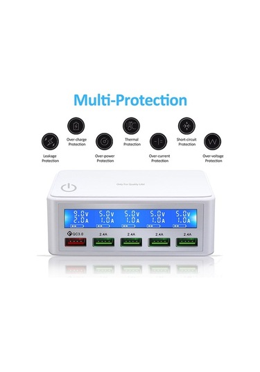 Dancemonkey 5 Portlu Hızlı Şarj İstasyonu: 50w, Aile İçin
