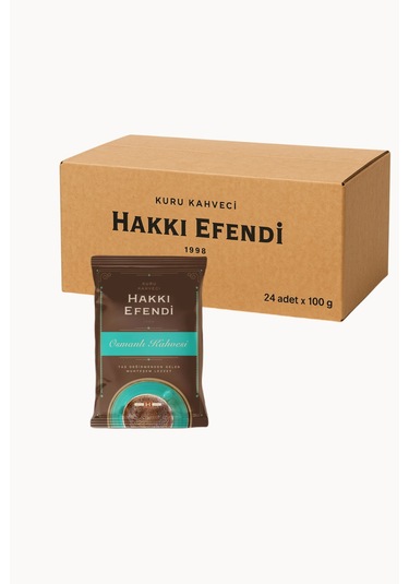 Hakkı Efendi Osmanlı Kahvesi 1 Koli 24 x 100 G