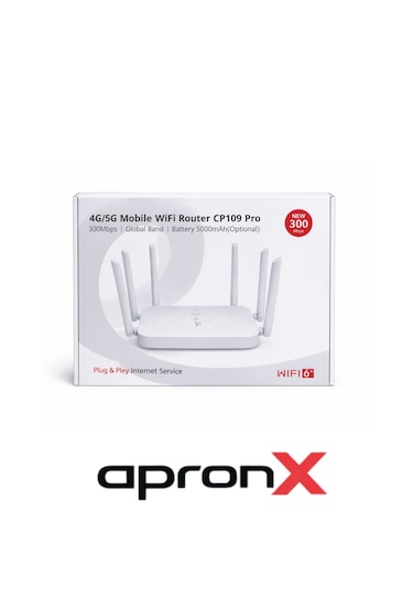 Apronx Cp109 4g 4 Port Wireless Taşınabilir Modem / Router Yüksek Hızlı İnternet