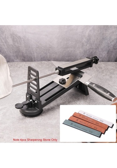 Pazly 4 Parça Çok Amaçlı Bıçak Bileyici Taş Seti - 120-1500 Zımpara Dereceli