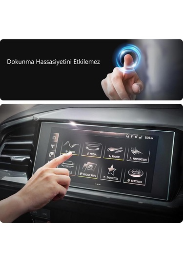Audi Q4 E-tron Mat Ekran Koruyucu 11.6 İnç Multimedya ' Sadece Ekran Koruyucu