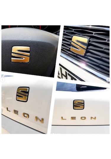 Seat Leon Mk2/Mk3 Amblem Stıcker Seti
