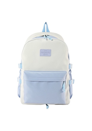 Kız Öğrenciler İçin Şık Ve Pratik Sırt Çantası, Çıkarılabilir Ön Cep Tasarımı, Okul Ve Günlük Kullanım İçin Çok Amaçlı Çanta MAvi