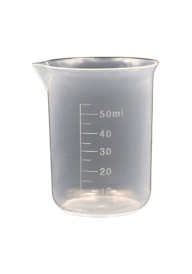Plastik Beher 50 Ml - Ölçü Kabı