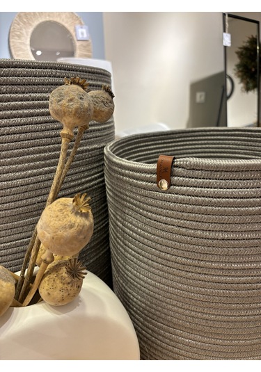 Rover Çok Amaçlı Düzenleyici Sepet, Saksılık, Organizer 3'lü Set Gri