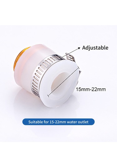 Ranyeek Mutfak/banyo Fuarası Uyumlu 5 Parça Bağlantı Seti: Dichtleme Yastığı, Dönüştürücü Bağlantı, Teflon Bandı, Universal Ve Alüminyum Bağlantı