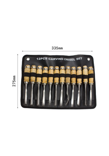 12 Adet Set Ağaç İşleme Kesiciler Seti Diy Ağaç İşleme Çok Renkli