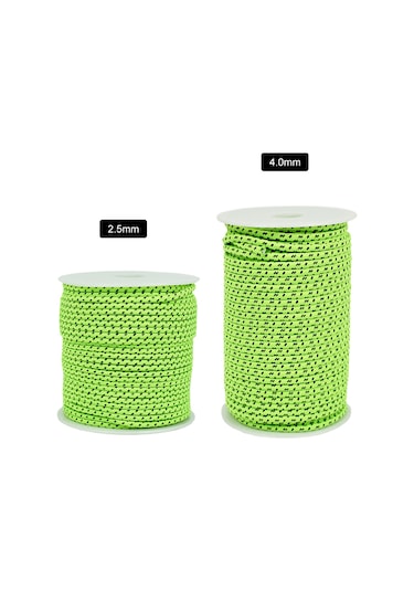 Lemestar 4mm Çok Amaçlı Paracord - 50m Yansıtıcı Özellikli - Kamp, Çadır Ve Kanopi İçin Yüksek Görünürlük Çok Renkli