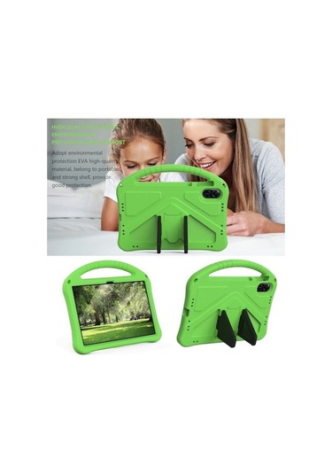 Youtek Honor Pad X9/x8 Pro 11.5" Çocuklar İçin Yeşil Eva Darbeye Dayanıklı Tablet Kılıfı