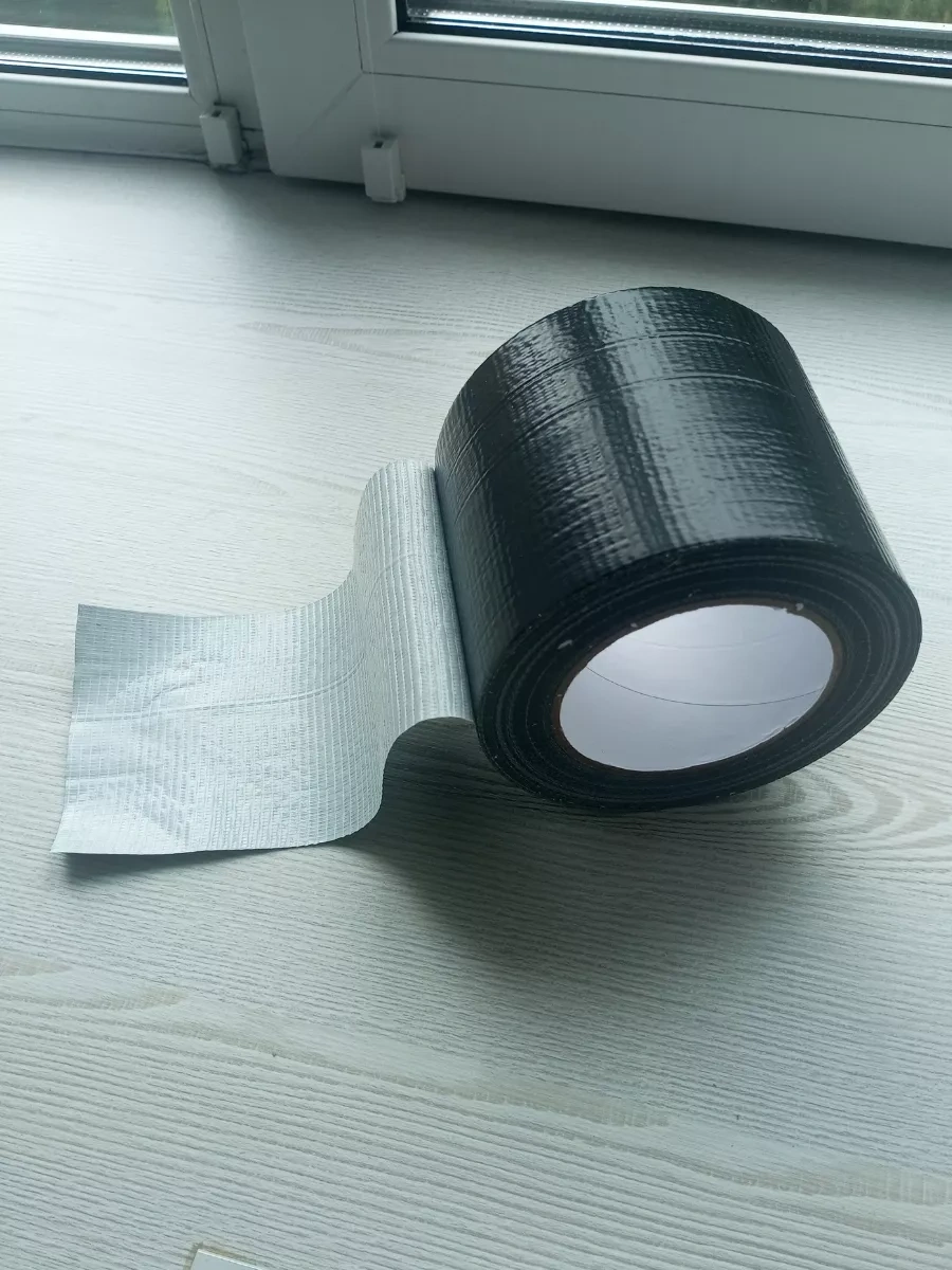 Siyah Donatılmış Suya Dayanıklı Geniş Tamir Bandı 240039464