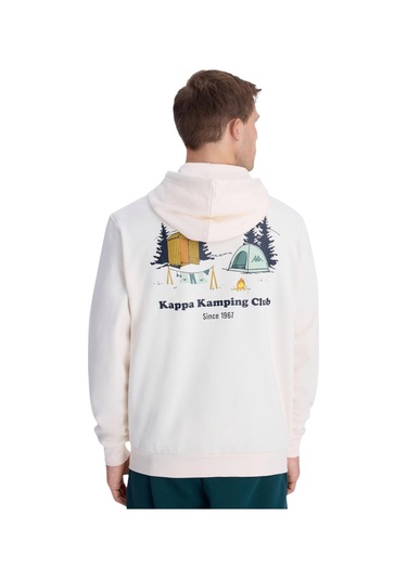 Kappa Unisex Regular Fit Sweatshirt Beyaz