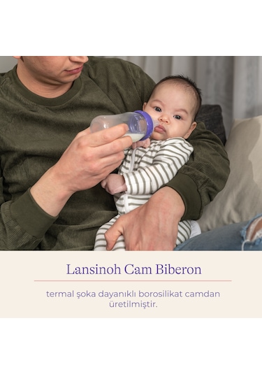Lansinoh Natural Wave Cam Biberon 240 ML