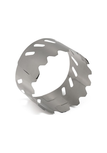 Xiyyadms Titanium Kamp Fırın Vindikatörü: Ultra Hafif, Katlanabilir, 3 Bölüme Ayrılabilir, Çadır Ve Doğa Etkinlikleri İçin Tencere Tutucu