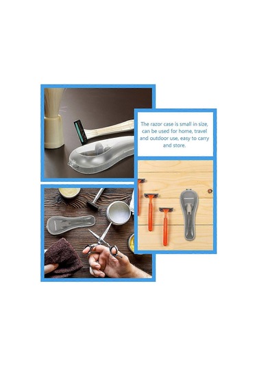 2 Adet Manuel Tıraş Bıçağı Kılıfı Seyahat Tıraş Bıçağı Tutucu Taşınabilir Tıraş Bıçağı Kılıfı Güvenlik Tıraş Bıçağı Kılıfları