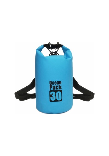 Konesam 30l Çift Askılı Su Geçirmez Çanta - 500d Pvc, Dayanıklı, Kayak, Rafting, Plaj İçin Mavi