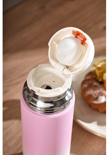 Karaca Candy Çelik Sızdırmaz Termos Pembe 500 Ml Pembe