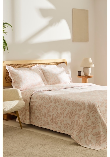 Kaşmir Home Maja Çift Kişilik Pike Takımı Rose Rose