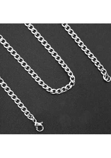 Brezza Lusso Jewelry Gemici Model Erkek Çelik Zincir Kolye Paslanmaz Çelik 5 Mm 65 Cm (366890204) Metalik