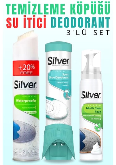 Çanta Ve Ayakkabı Temizleme Bakım Koruma Okul Seti Su İtici, Deo Renksiz
