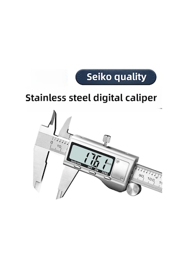 Reedark Endüstriyel 0-150mm Dijital Şerit Ölçer, 304 Çelik, Hassas Ölçü, Balıkçılık Kamışı Göz Ve Geri Çevirme Tamiri İçin Araç