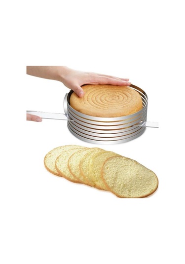 Xindoker 304 Paslanmaz Çelik 7 Katlı Pasta Dilimleyici, 24.5-30.5cm Ayarlanabilir Çaplı, Fırın Ve Yıkama Makinesine Uygun, Ev & Restoran Kullanıma Uygun Diğer