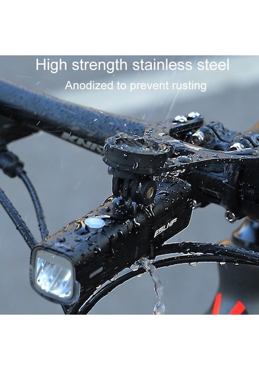 Eslnf Dağ Bisikleti Kıstas Standı Işıklar Tabanı Açık Sürüş Paslanmaz Çelik Stand Siyah Siyah