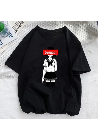 Snapbuy Ejderha Baskılı Kadın T-shirt - Rahat Polyester Gömlek - Genç Kız Üsterkek Mavi