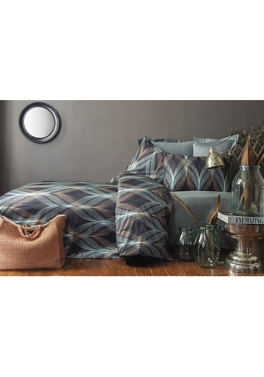 La Mer 210 Tc 83 Tel Dijital Pamuk Saten Tek Kişilik Nevresim Takımı