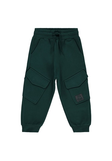 Civil Boys Erkek Çocuk Eşofman Altı 2-5 Yaş Koyu Yosun Koyu Yosun