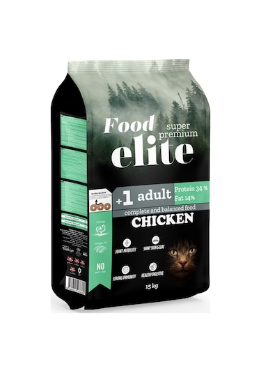 Food Elite Tavuklu Kedi Maması 15 KG