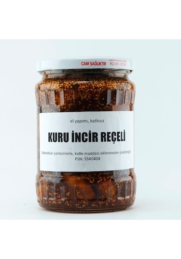 Silifke Sepeti Ev Yapımı Kuru İncir Reçeli 720 G