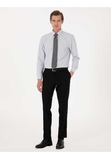 Pierre Cardin Erkek Açık Gri Gömlek Basic 50316734-vr001 Açık Gri