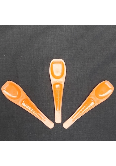 Plastik Dondurma Kaşığı Tatlı Kaşığı 750 Adet 9 CM Çok Renkli