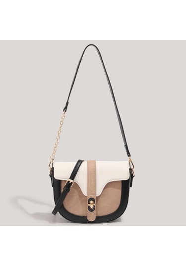 Charhp&kejnt Kontrast Renkli Çanta Çok Yönlü Çapraz Askılı Çanta Tek Omuz Koltuk Altı Eyer Çantası Diğer