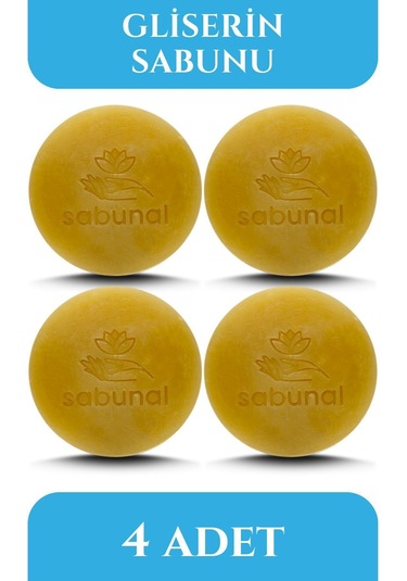 Sabunal Gliserin Sabunu 4 Adet - Yoğun Nem Destekli Sabun