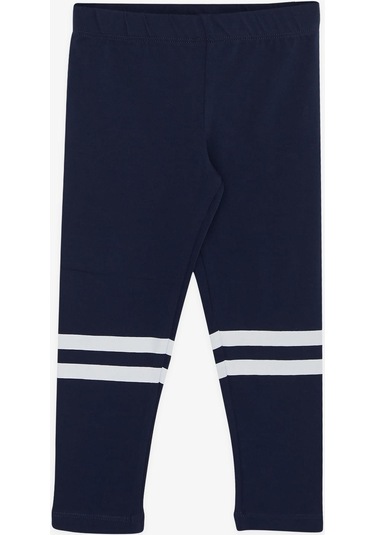 Breeze Kız Çocuk Taytlı Takım Yazı Baskılı 3-7 Yaş, Lacivert-lacivert Lacivert
